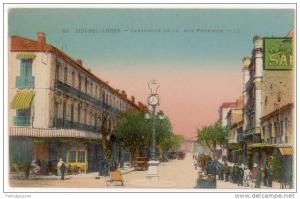 CPA SIDI-BEL-ABBES - CARREFOUR DE LA RUE PRUD'HOM