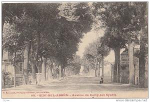 ALGERIE SIDI BEL ABBES Avenue du CAMP des SPAHIS en 1905