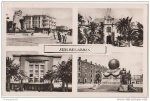CPSM ALGERIE SIDI BEL ABBES Souvenir 4 Vues 1950