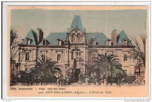 algérie sidi bel abbès l'hotel de ville