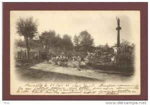 ALGERIE - SIDI BEL ABBES - ROND POINT DU PONT D'ORAN - EDITION 1900 - BEAU PLAN ANIME