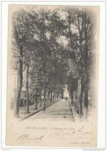 Sidi-Bel-Abbès (Algérie)  L´Avenue de la gare env 1903 (animée).