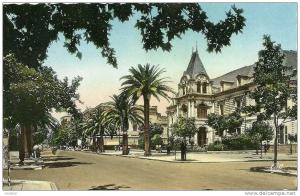 SIDI-BEL-ABBES - BOULEVARD DE LA REPUBLIQUE ET L'HOTEL DE VILLE N° 88