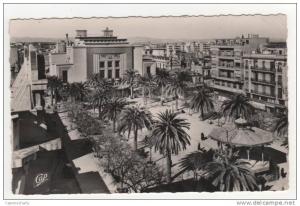 * CPSM Sidi Bel Abbès, place Carnot et le théâtre, format 9cm sur 14cm environ, Algérie *