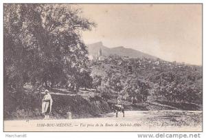 ALGERIE.SIDI BOU MEDINE.VUE PRISE DE LA ROUTE DE SIDI BEL ABBES   editeur ND