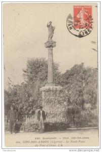 CPA SIDI-BEL-ABBES - LE ROND POINT DU PONT D'ORAN