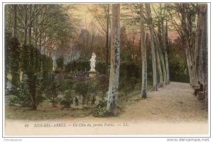 CPA SIDI-BEL-ABBES - UN COIN DU JARDIN PUBLIC