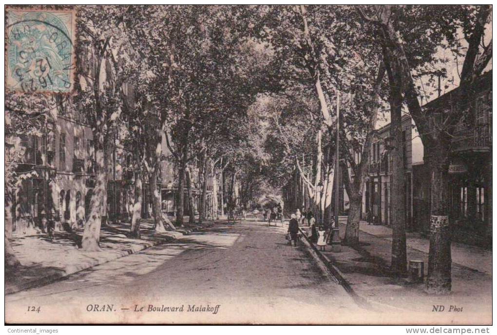 ORAN/ Le BOULEVARD MALAKOFF/ ANIMATION  / Référence 2602