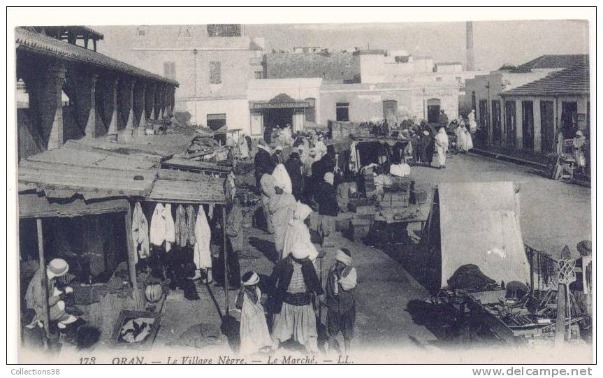 1940 /13   -173- Oran - Le Village Nègre - Le Marché