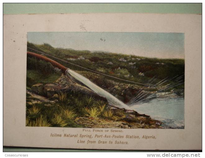 155 ALGERIE   ARGELIA   ORAN LINE FROM ORAN TO SAHARA FULL FORCE    AÑOS / YEARS / ANNI   1900