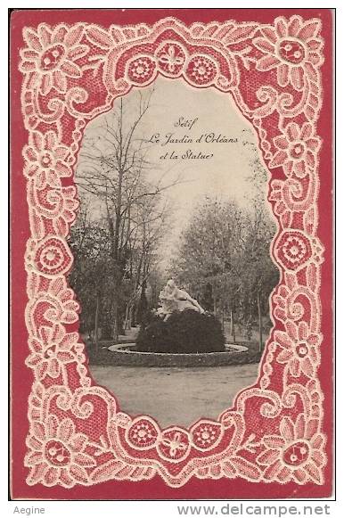 ALGERIE- ref no 493- setif - carte brodée - bon etat