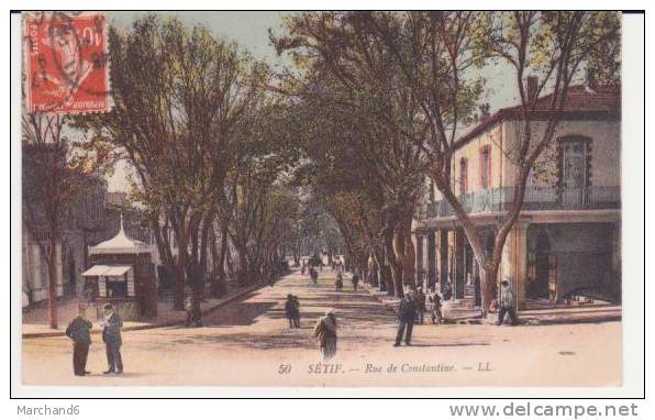 ALGERIE . SETIF . RUE DE CONSTANTINE