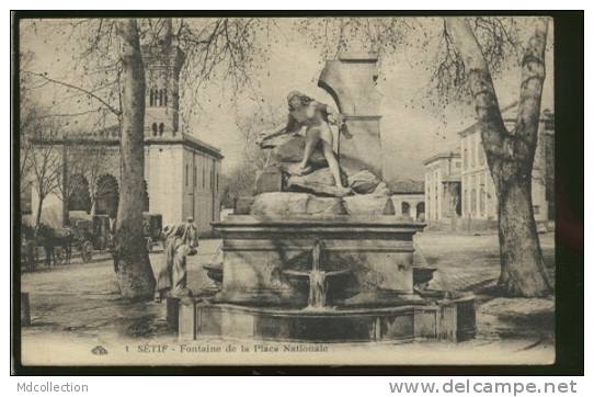 ALGERIE SETIF /  Fontaine de la place nationale    /