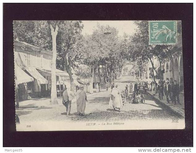sétif la rue sillègue édit.ND n° 144 animée