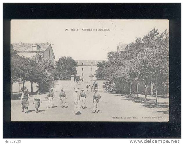 sétif caserne des chasseurs édit.le deley P.S. n° 20 militaires