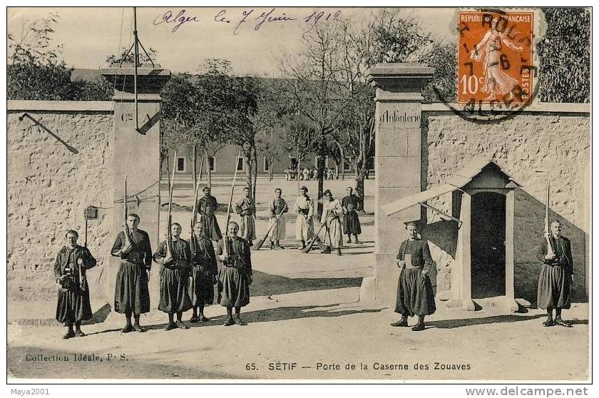SETIF- CASERNE  DES  ZOUAVES  N269