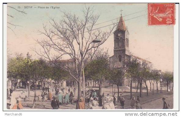 ALGERIE.SETIF.PLACE DE L EGLISE