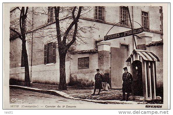 Algérie - Casernes - M625 - Sétif - Constantine - Caserne du 3è Zouaves - bon état