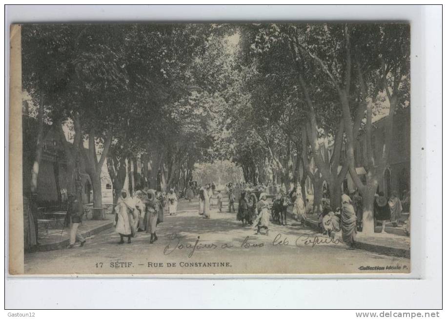 ALGERIE     SETIF    rue de constantine