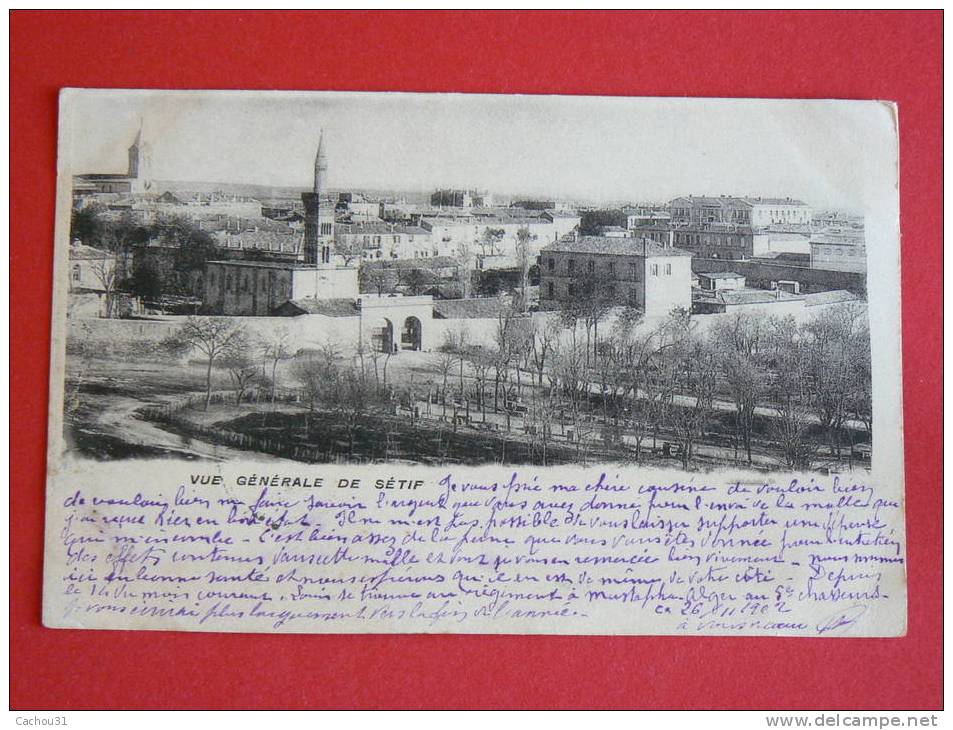 SETIF  -  VUE GENRALE  -  PRECURSSEUR -  TRES BELLE CARTE