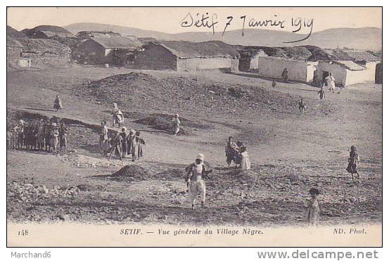 ALGERIE.SETIF. VUE GENERALE DU VILLAGE NEGRE