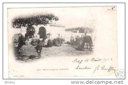 Algérie   SETIF   Marché et porte de Constantine