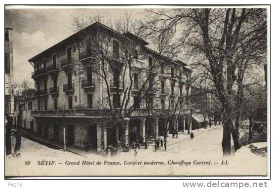 N°7751 -cpa Setif -grand hotel de France H. Venetz successeur