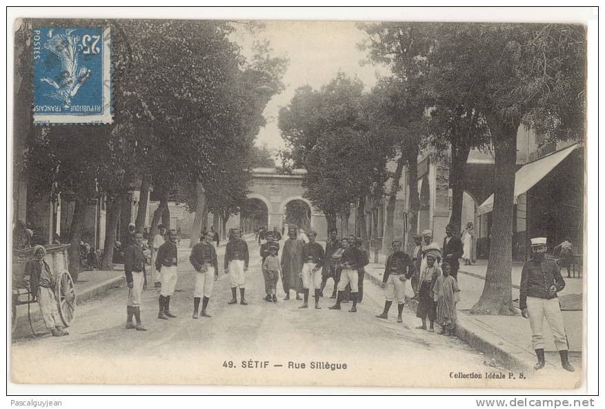 CPA SETIF - RUE SILLEGUE
