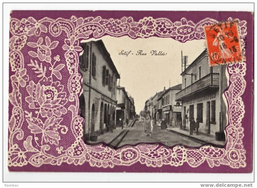 CPA---ALGERIE-----SETIF-- --RUE VALLEE---POSTe----PTT