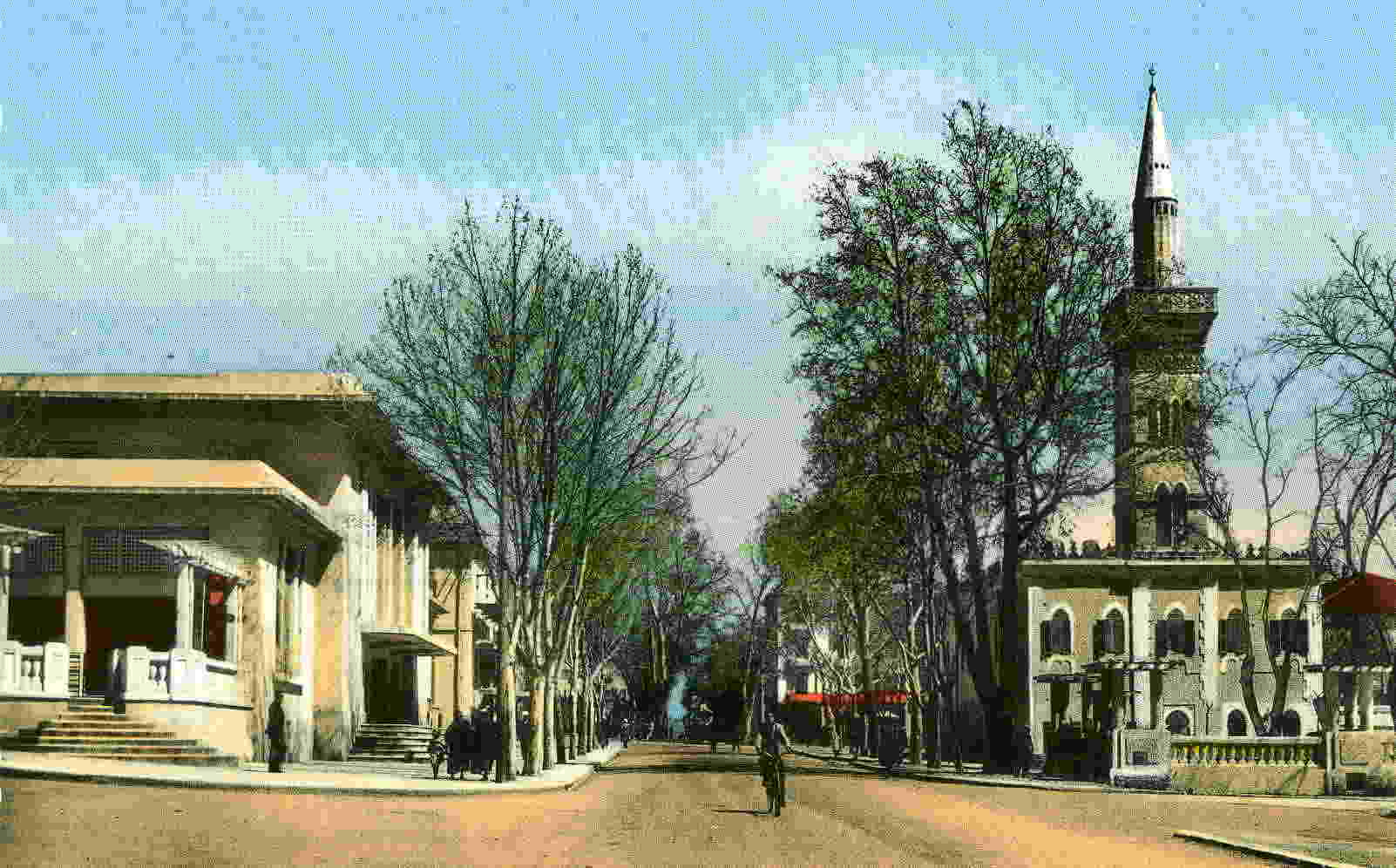 SETIF- La Mairie,la Mosquée et l'Avenue G.Clémenceau
