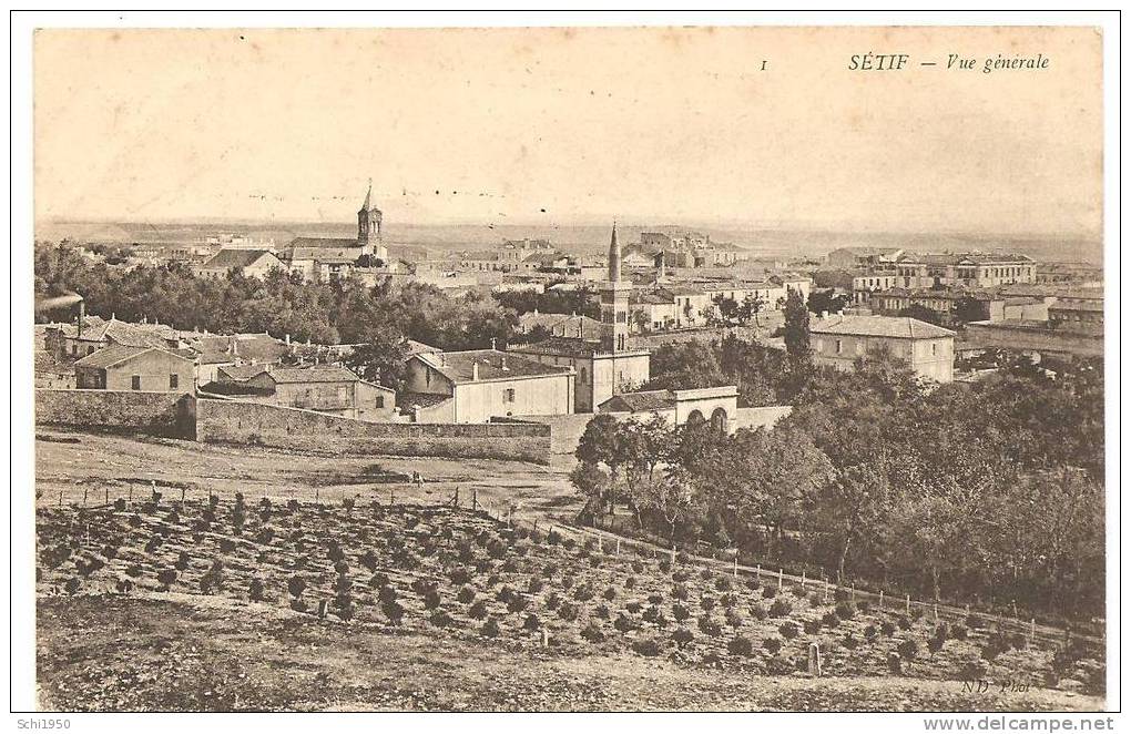 PM - AFRIQUE du NORD - Algérie - SETIF - vue générale