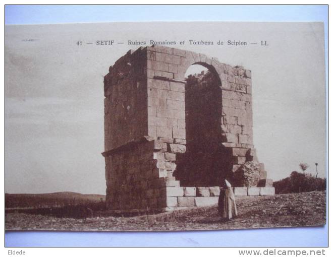 Setif ruines romaines et tombeau de Scipion