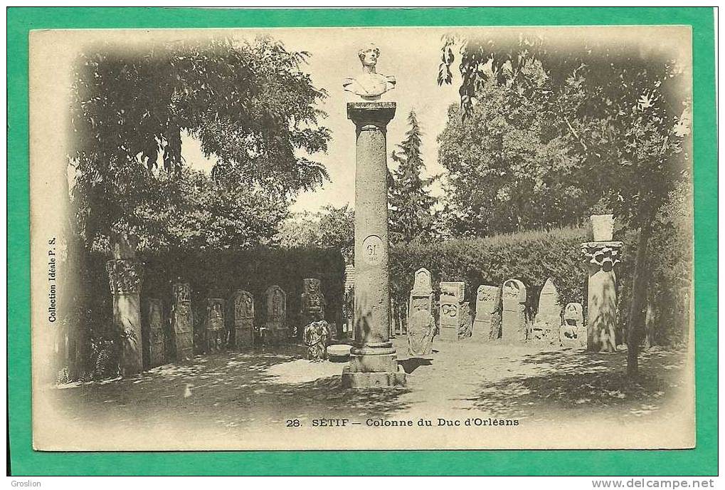 SETIF COLONNE DU DUC D ORLEANS N° 28