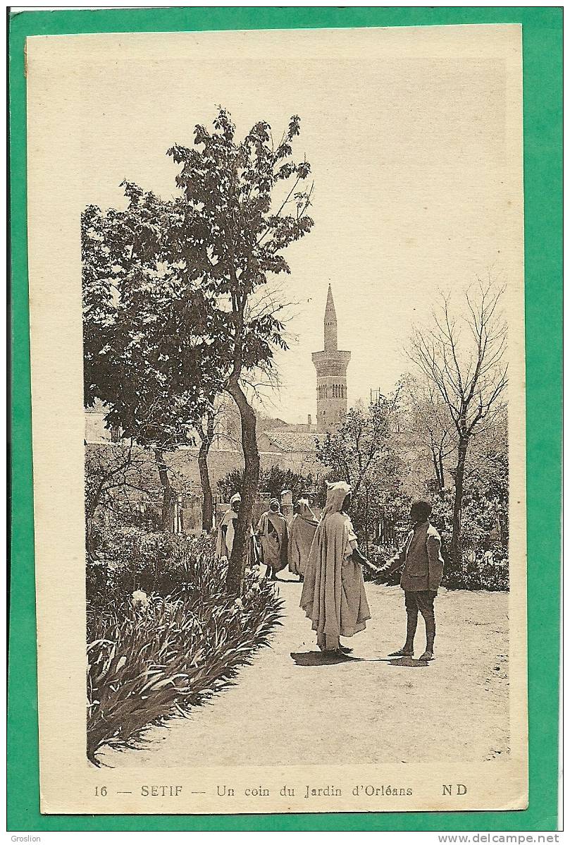 SETIF UN COIN DU JARDIN D ORLEANS N° 16