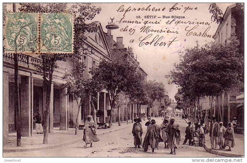 Sétif - Rue Silègue  - 1907-