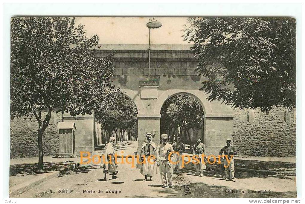ALGERIE - SETIF - Porte de Bougie - Dos Scané