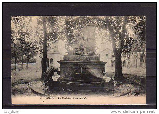 ALGERIE Setif Fontaine Monumentale, ed ND 64, 191?