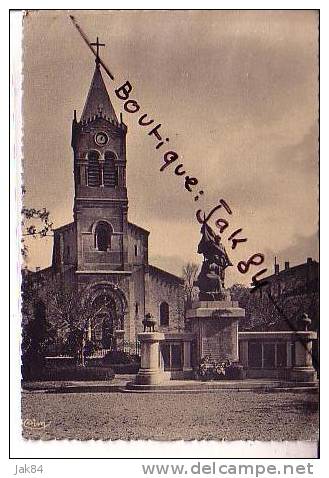 DZ Sétif. l´église, monument aux morts