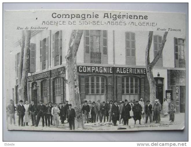 Sidi Bel Abbes Agence de la Compagnie Algerienne Rue de Strasbourg Rte de Tlemcen