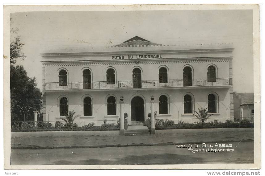 Sidi Bel Abbes 522 Foyer du Legionnaire Legion Etrangere edit La Cigogne ecrite 1948