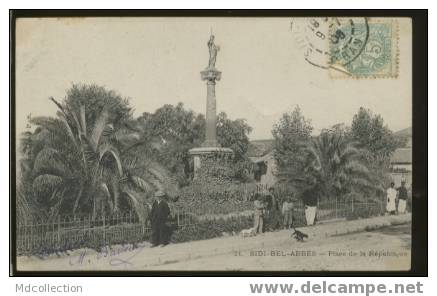 ALGERIE SIDI BEL ABBES place de la République