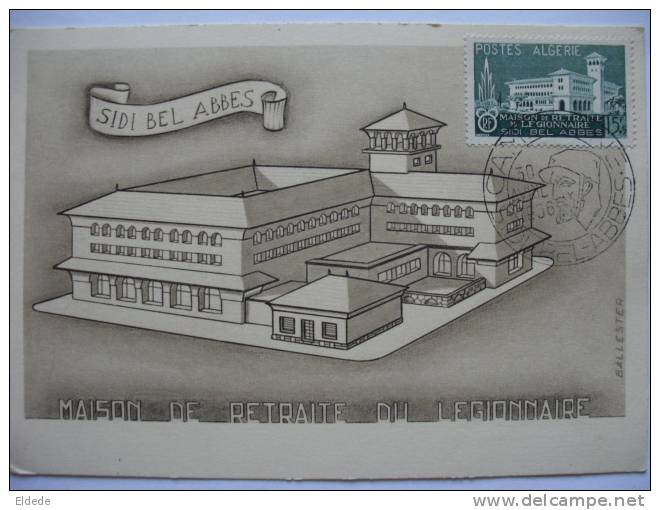 Sidi Bel Abbes Legion Etrangere Camerone 30/4/1956 edition Club Philatelique