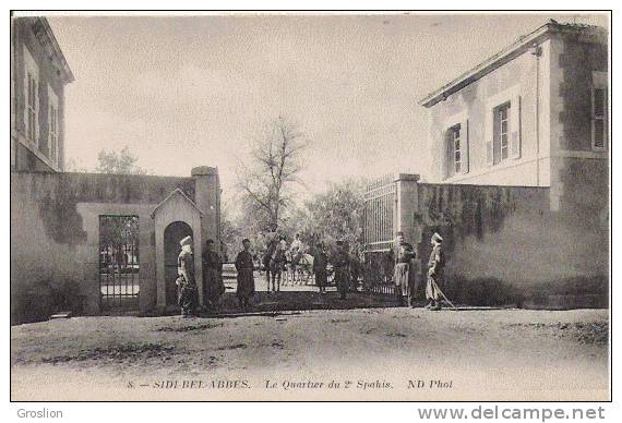 SIDI BEL ABBES 8 LE QUARTIER DU 2 E SPAHIS ND PHOT (ANIMATION)