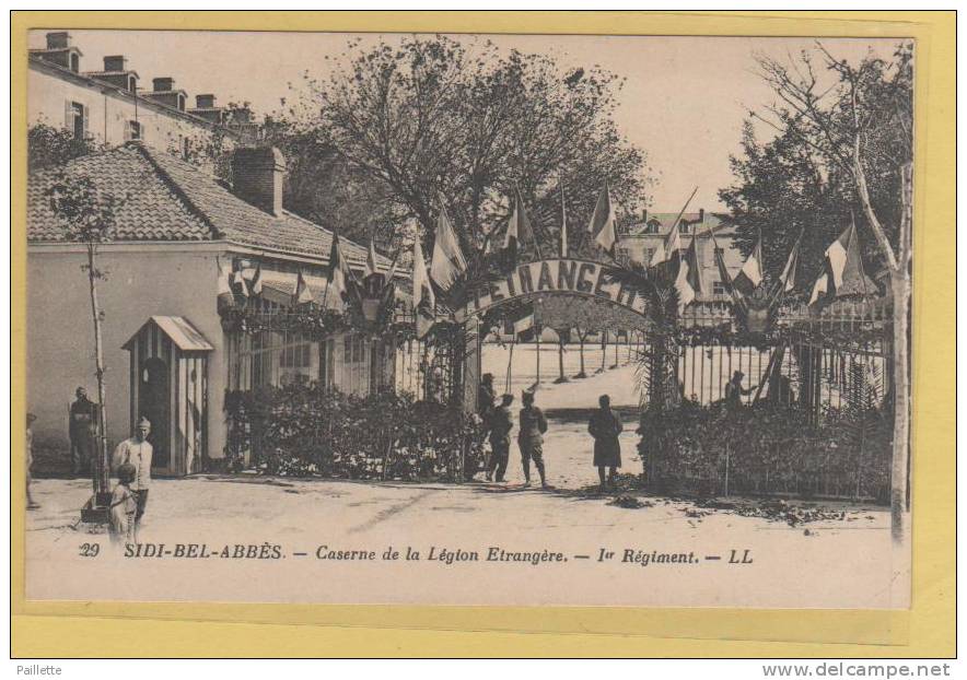 sidi bel abbès légion étrangère    algerie cp non  écrite