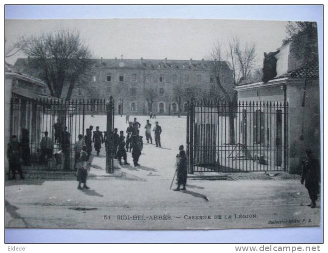 Sidi Bel Abbes Legion Etrangere Quartier 1er Regiment Caserne