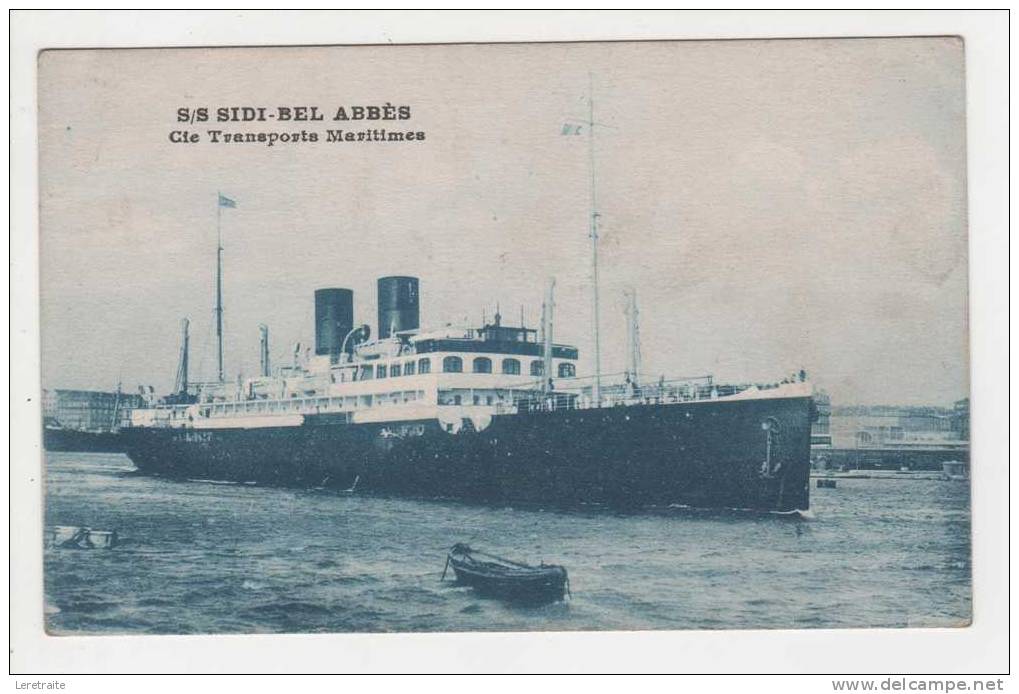 S/S  Sidi-Bel-Abbès. - Cie Transports Maritimes