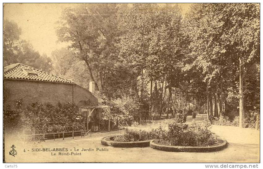 Algérie - Sidi Bel Abbès - Rond Point Jardin Public