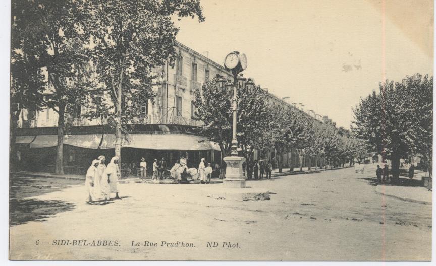 ALGERIE Sidi Bel Abbes La rue Prud ´ Hon BELLE  ANIMATION