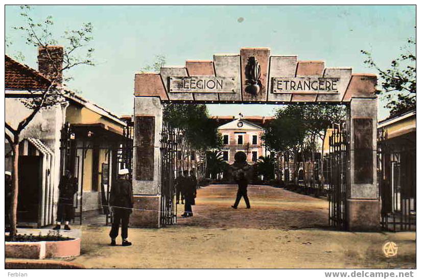 AFRIQUE. ALGERIE. AUTRES VILLES. SIDI BEL ABBES. La Caserne de La légion Etrangère.
