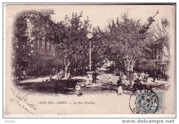 ALGERIE / SIDI BEL ABBES , La rue Prudbon